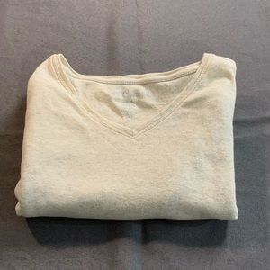 Chico’s 3/4 length tee shirt, ivory Size 2